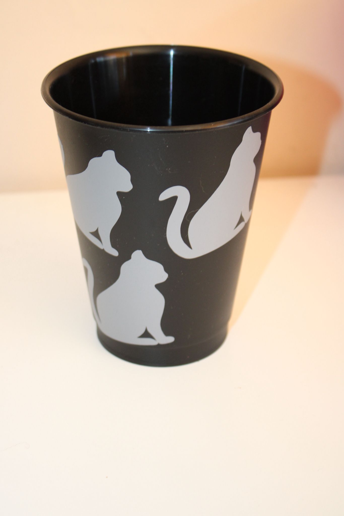 16oz Reusable Tumbler with Straw Black - Image 6