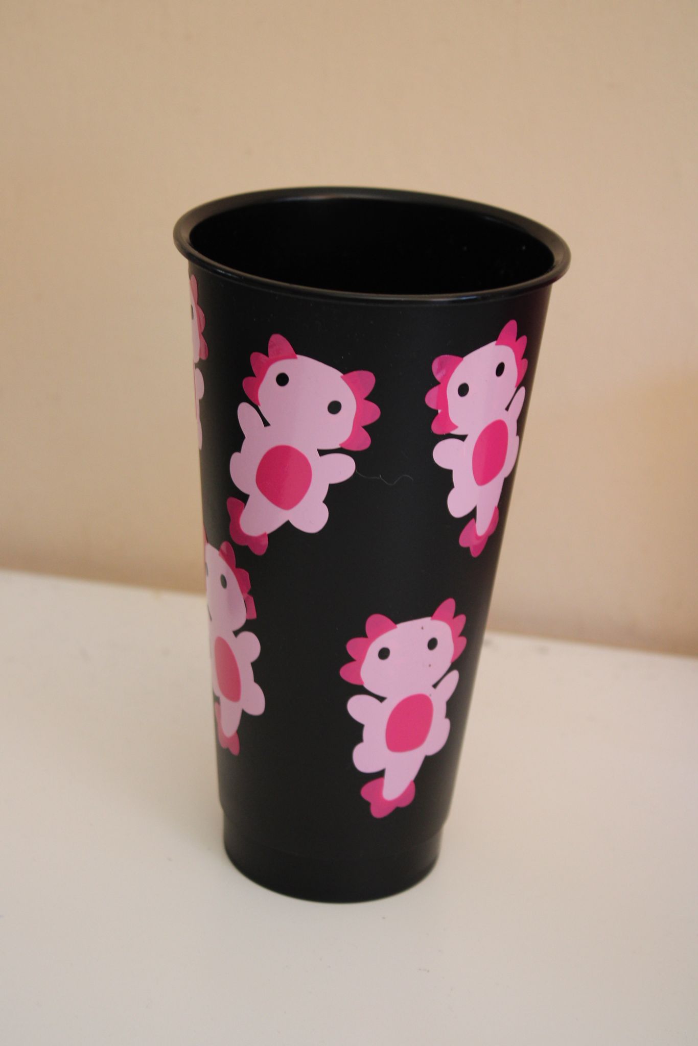 24oz Reusable Tumbler with Straw Black - Image 21