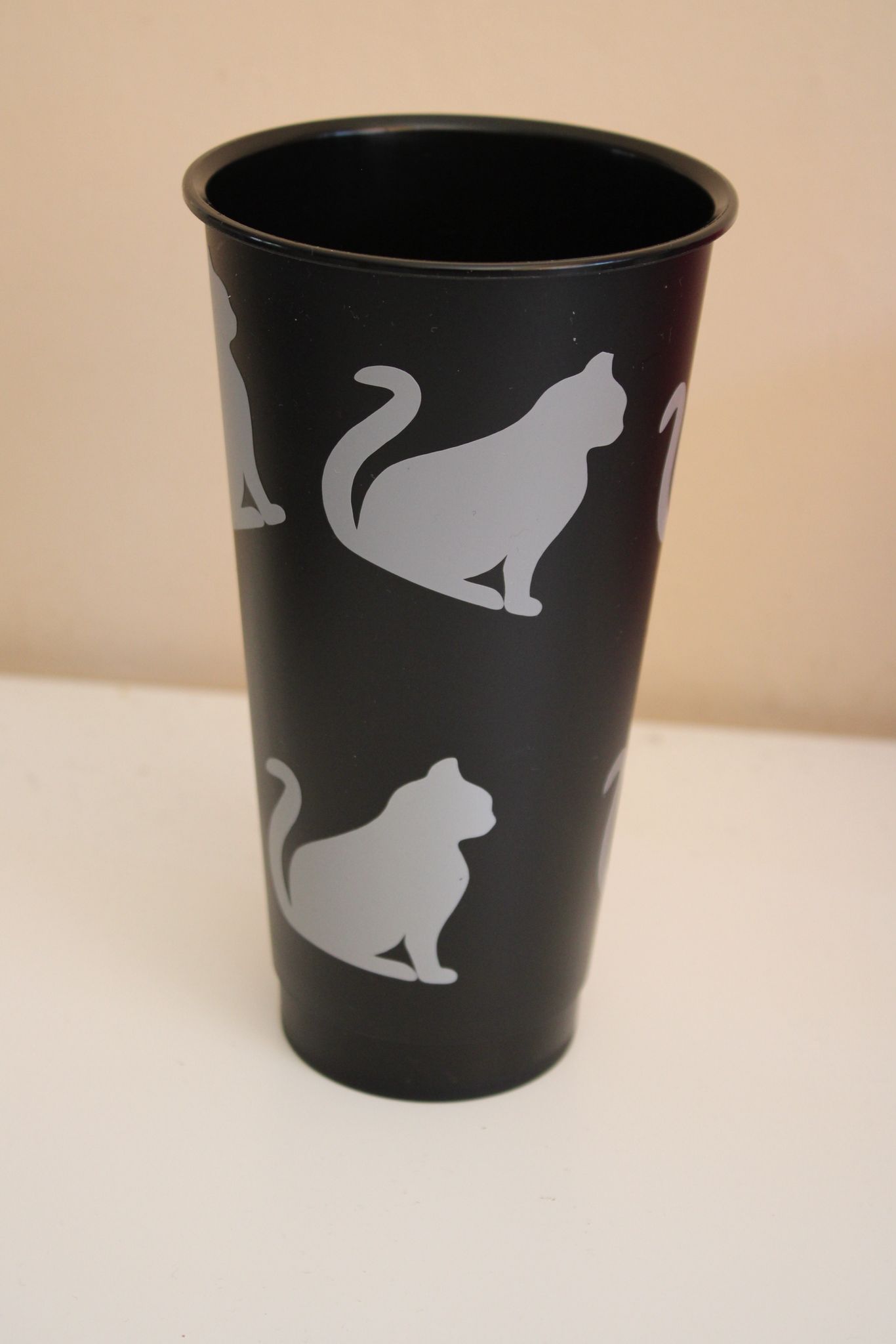 24oz Reusable Tumbler with Straw Black - Image 23