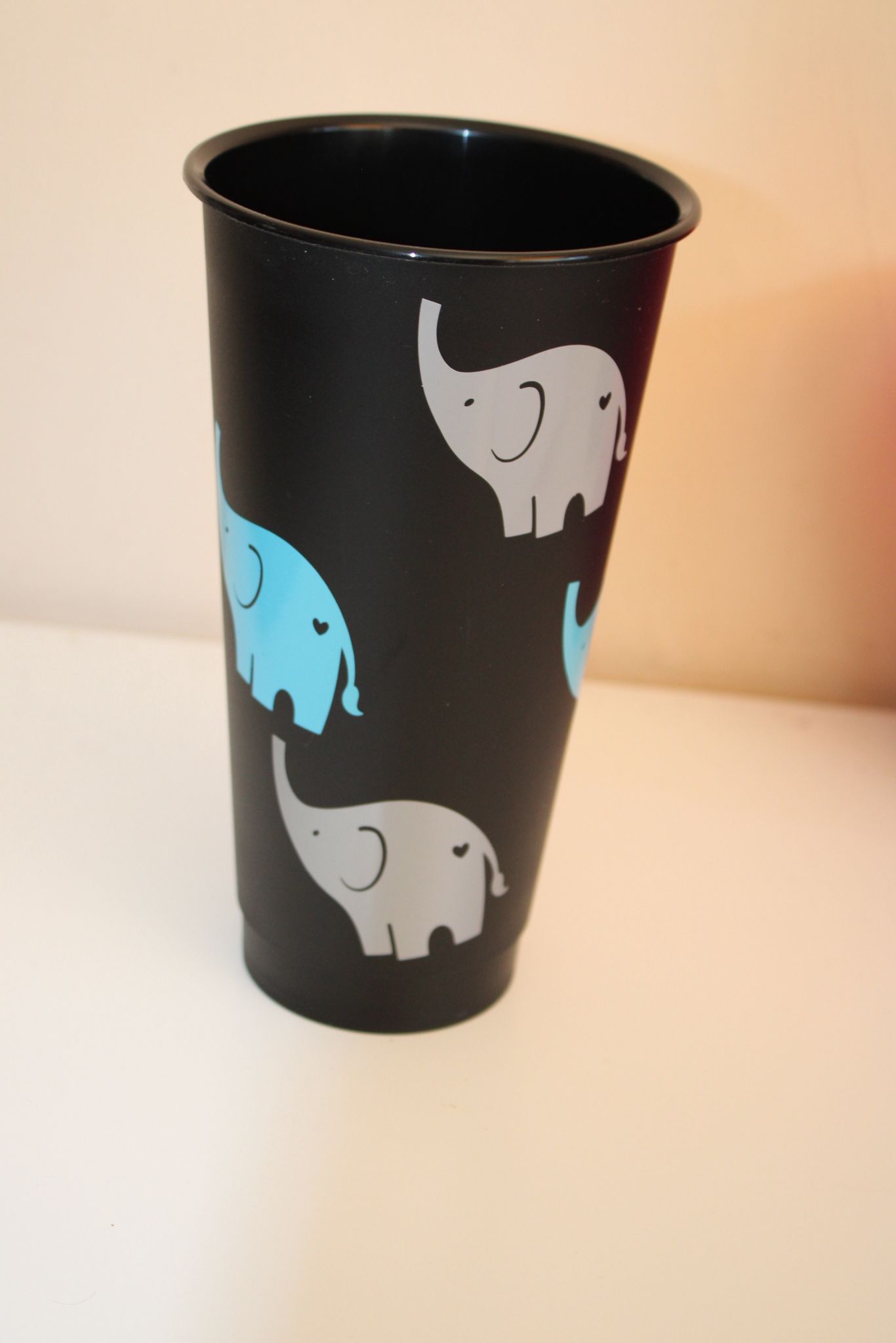 24oz Reusable Tumbler with Straw Black - Image 26