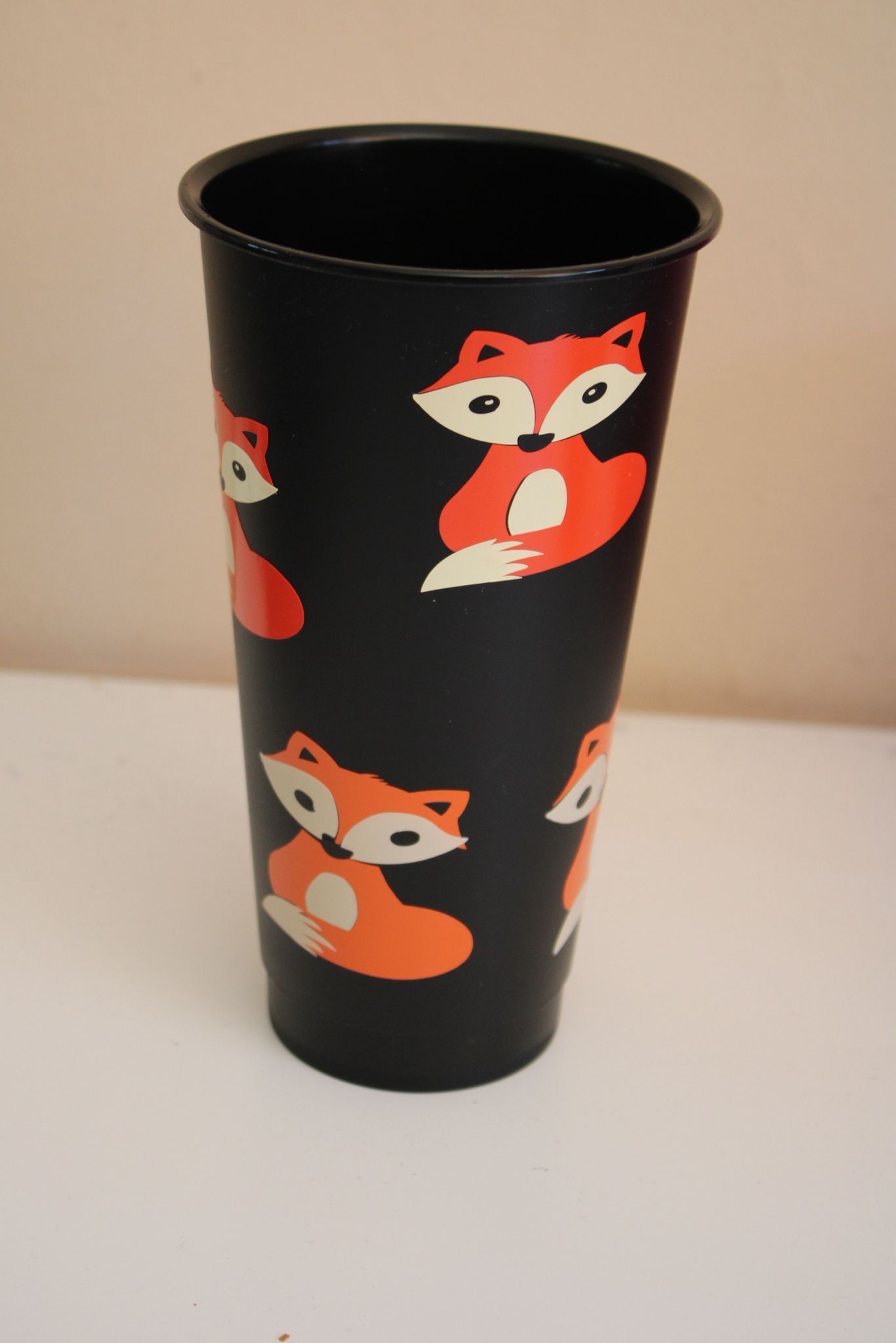 24oz Reusable Tumbler with Straw Black - Image 2