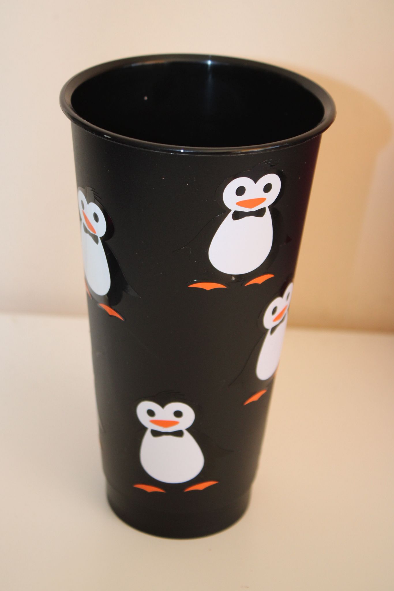 24oz Reusable Tumbler with Straw Black - Image 4