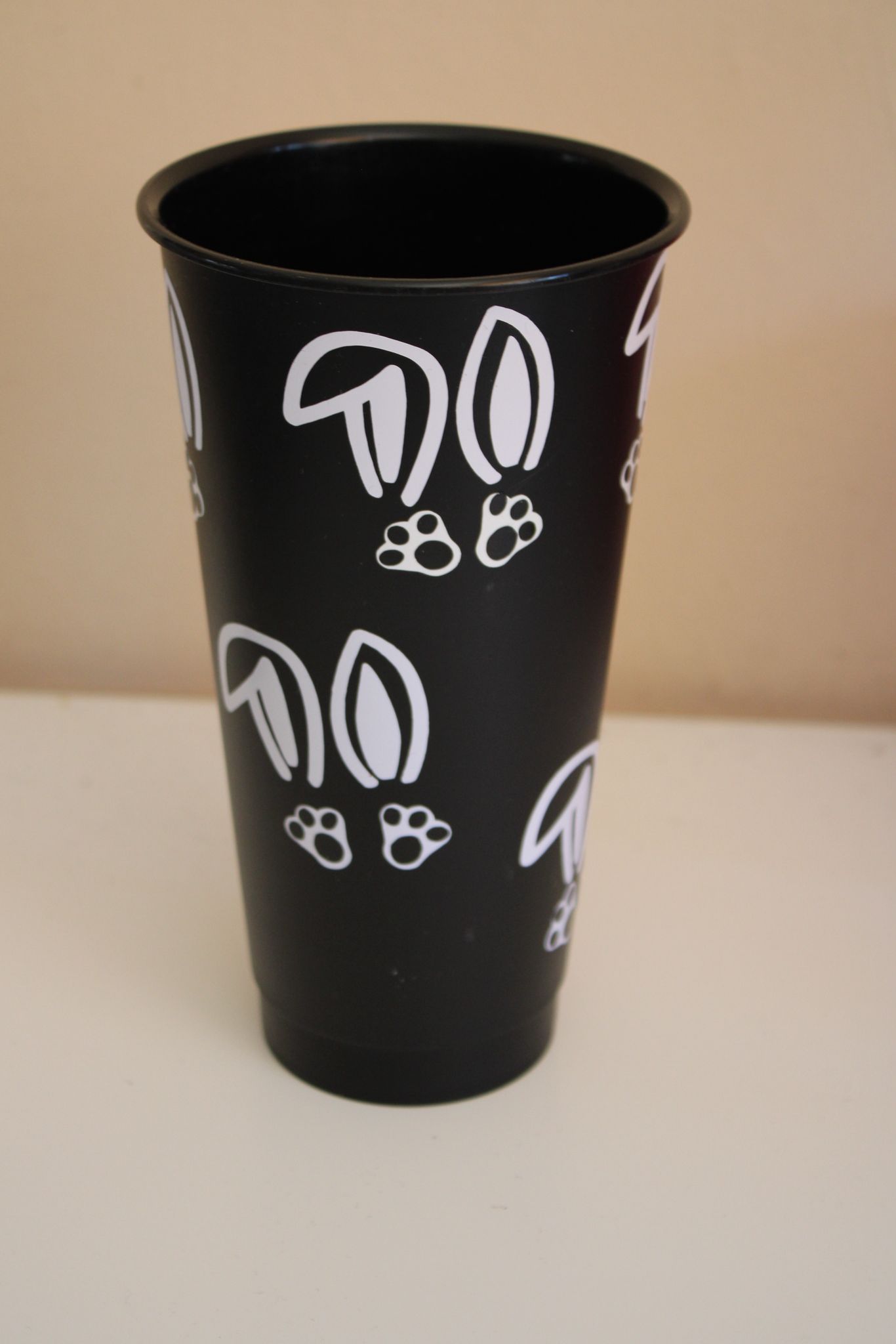 24oz Reusable Tumbler with Straw Black - Image 8