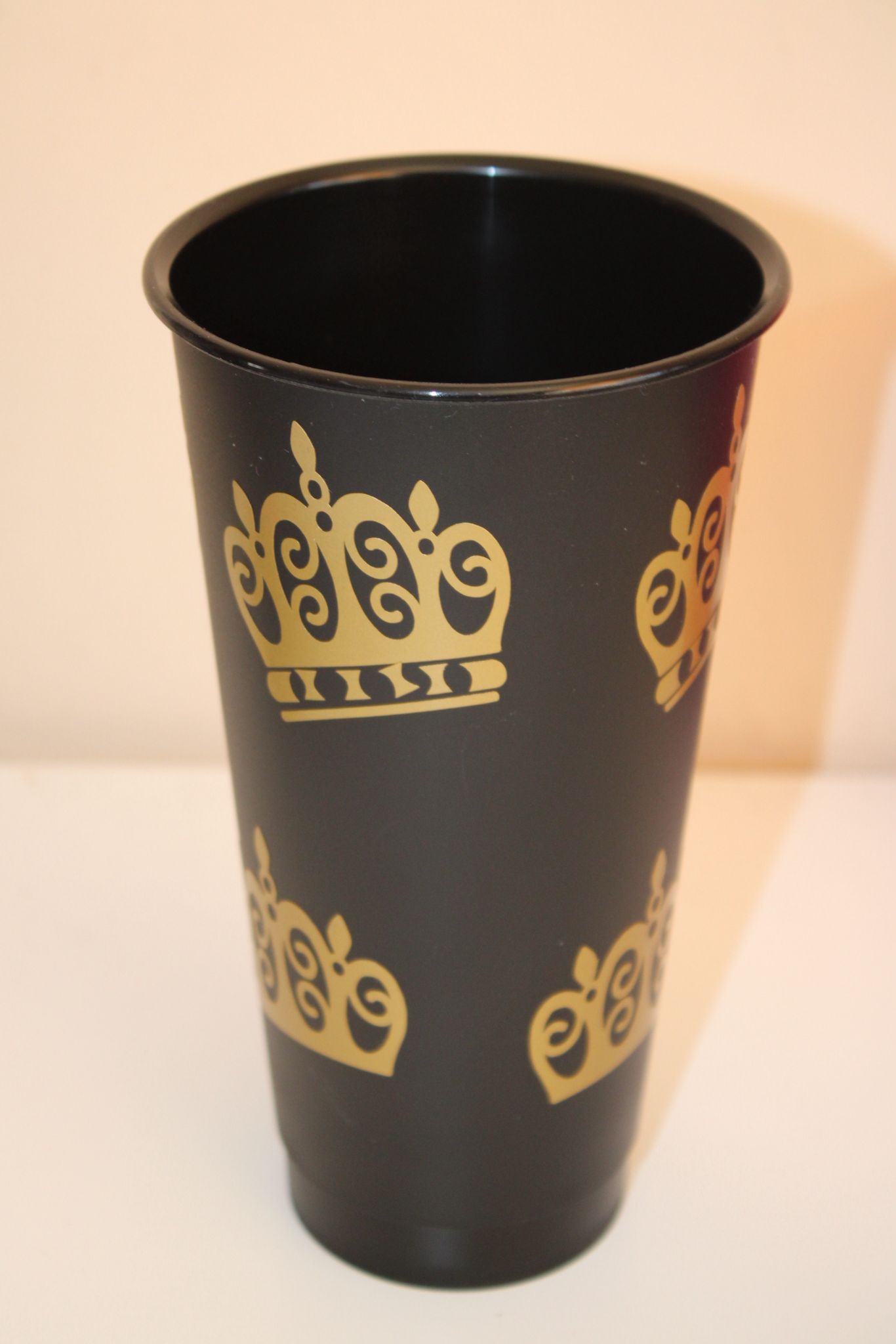 24oz Reusable Tumbler with Straw Black - Image 24