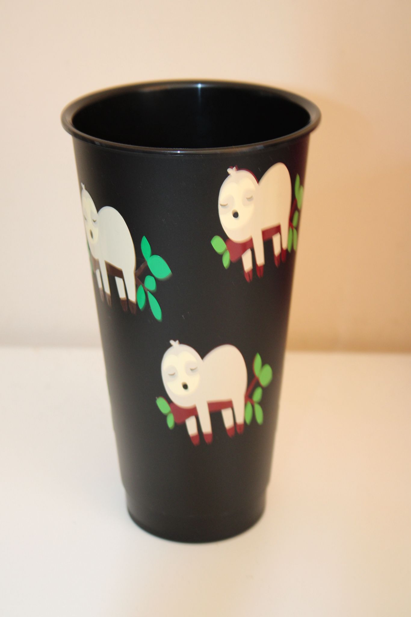 24oz Reusable Tumbler with Straw Black - Image 12
