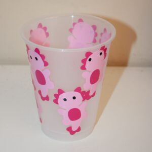 16oz Reusable Tumbler with Straw Clear