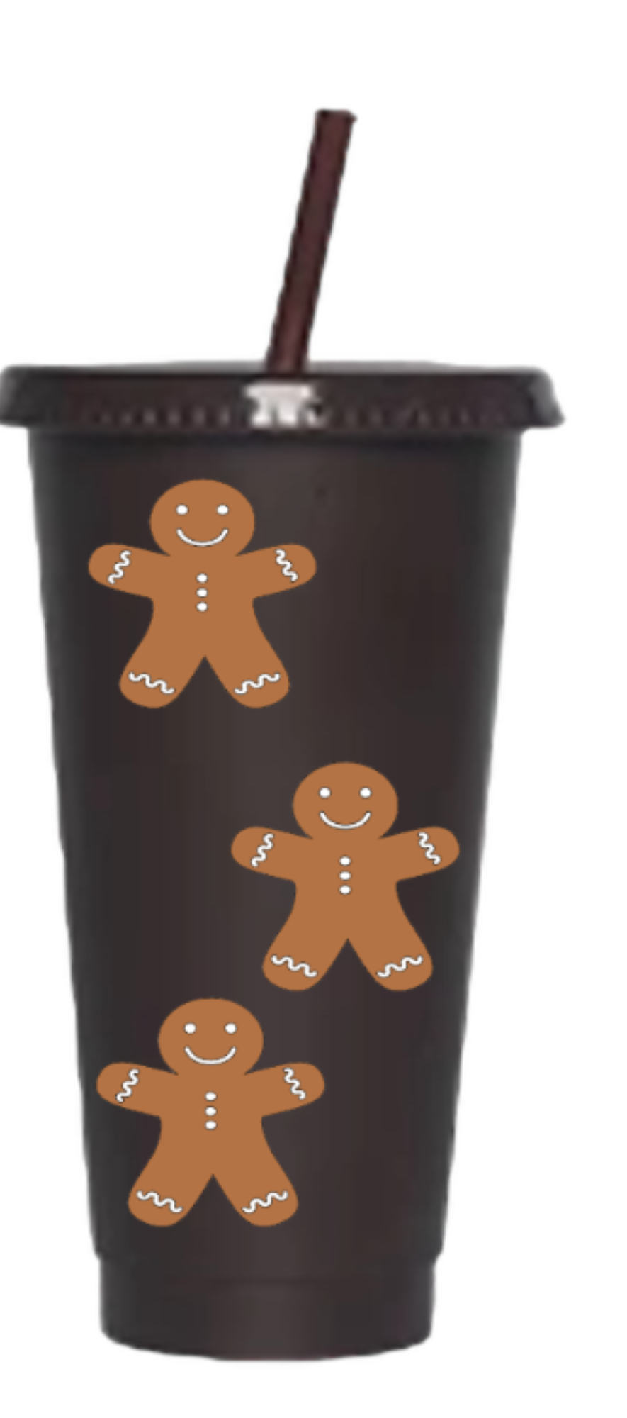 24oz Reusable Tumbler with Straw Black - Image 17