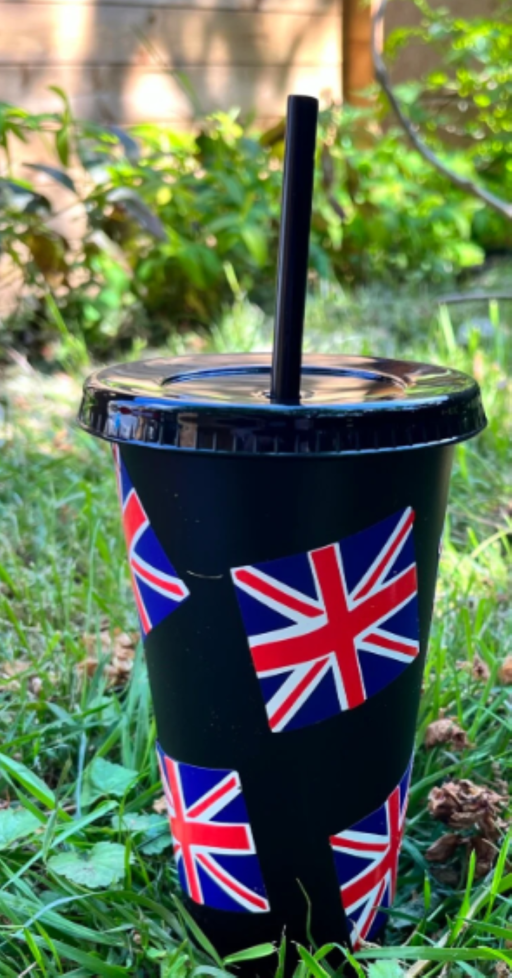 24oz Reusable Tumbler with Straw Black - Image 19