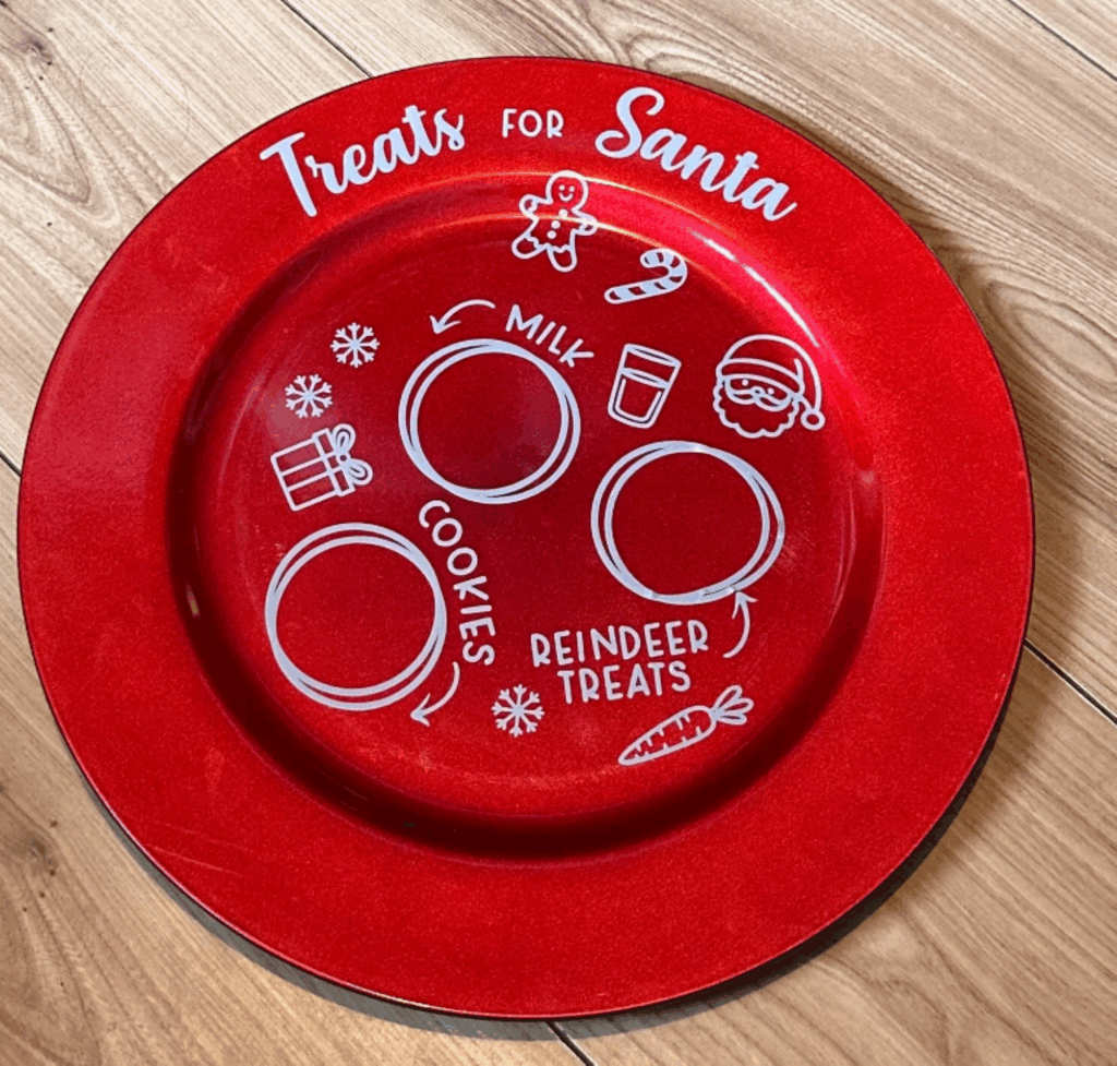 Christmas Eve Santa Plate: Treats for Santa and Reindeer