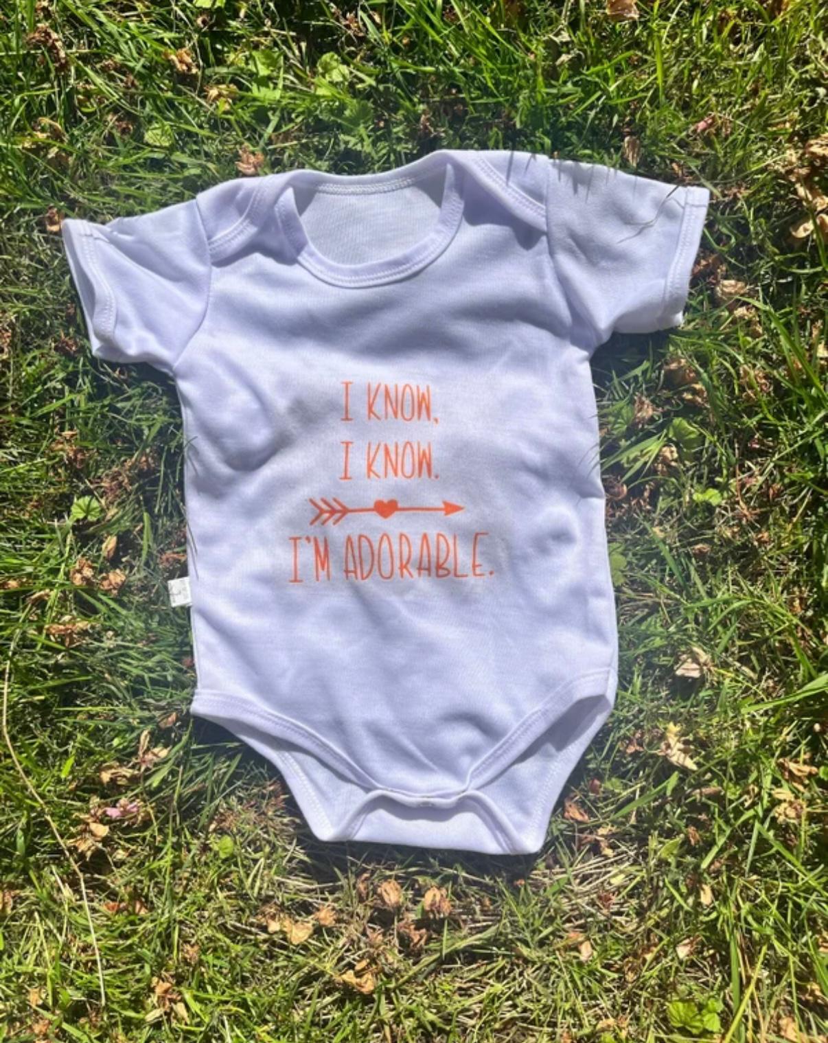 Personalised Baby Vest: Newborn Gift - Image 3