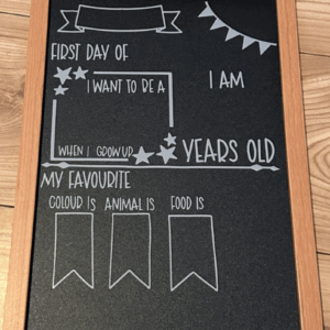 Personalised Back to school sign