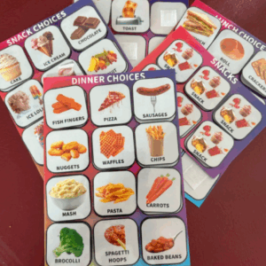 Visual Communication Boards for Food Choices – Ideal for Children and SEN Support