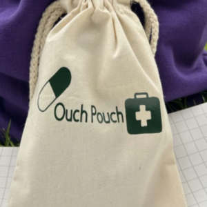 Small personalised drawstring bag