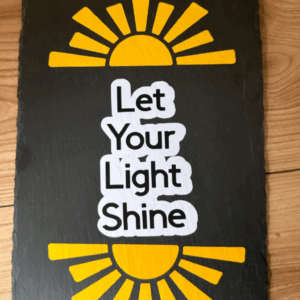 Decorative Slate Hanging Plaque