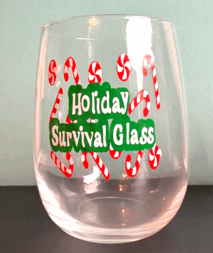Elegant Stemless Wine Glass