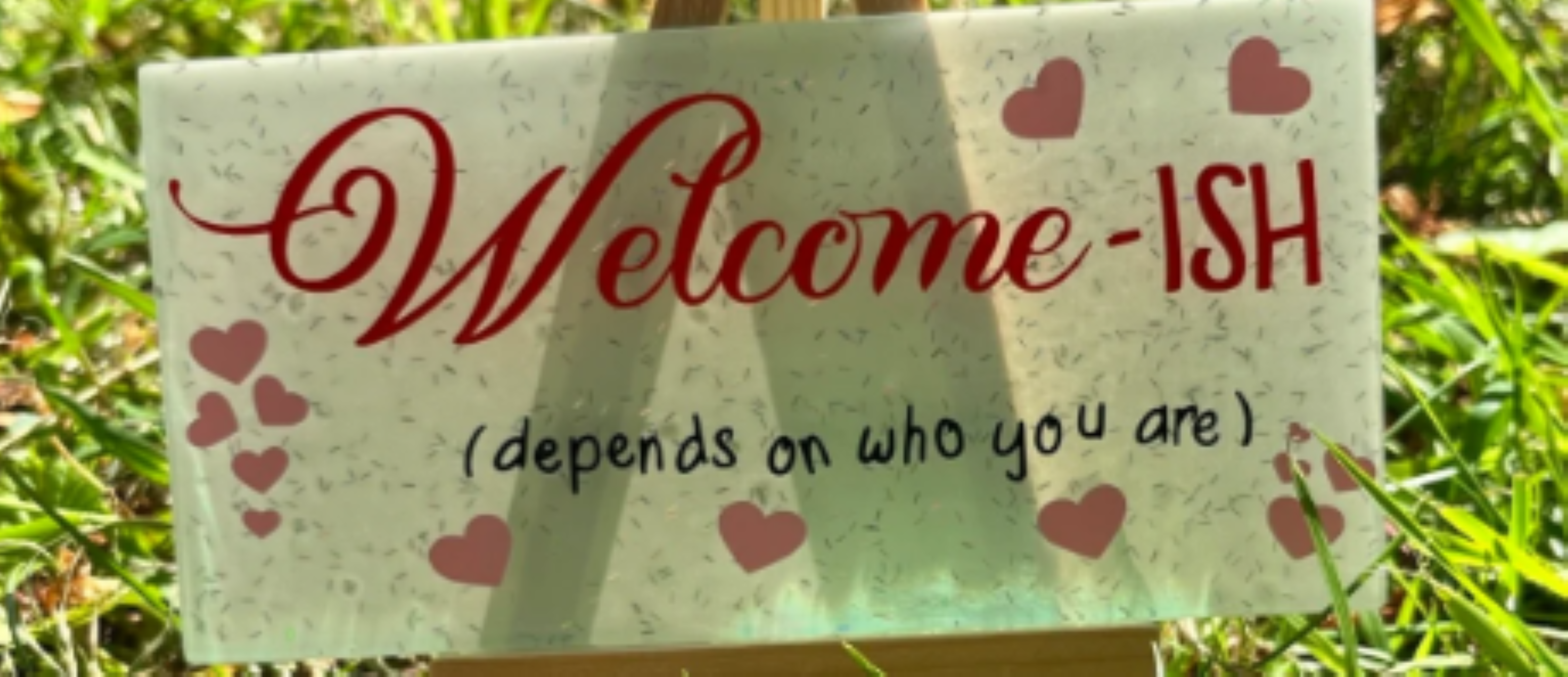 Glitter Family Plaque: Quote Sign