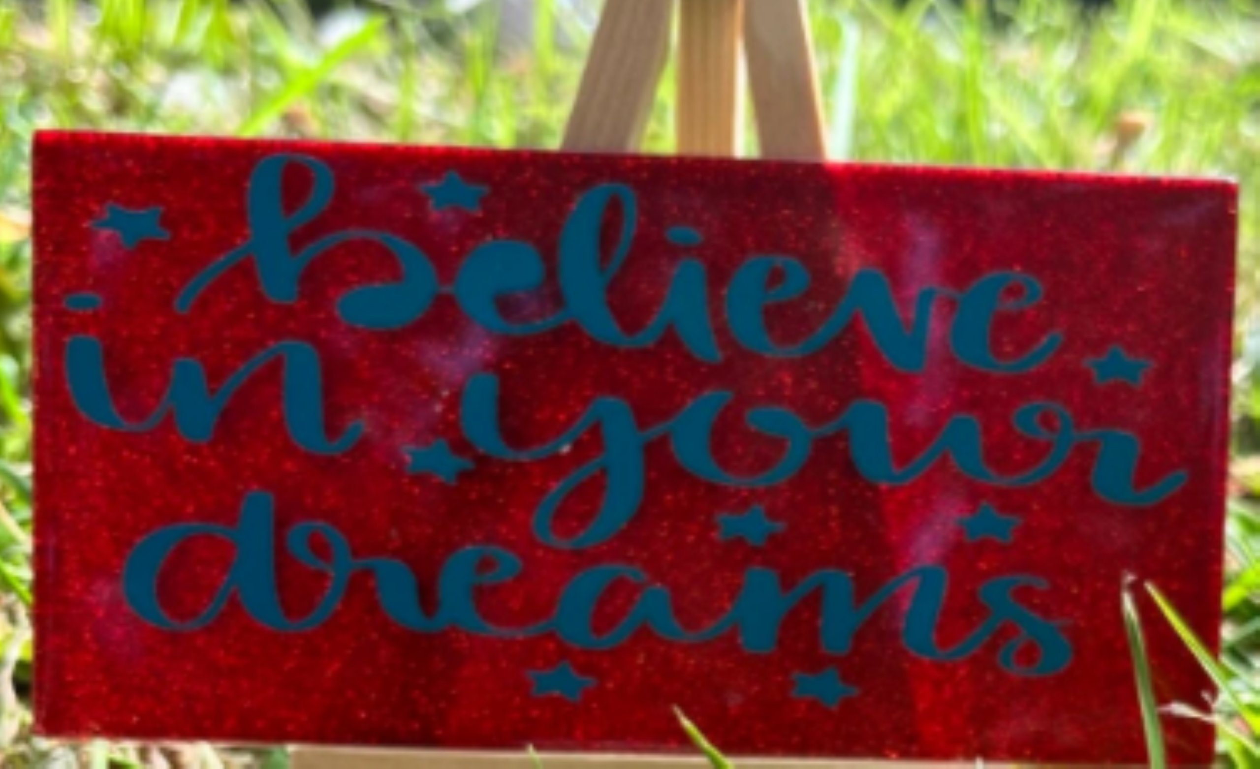 Glitter Family Plaque: Quote Sign - Image 8