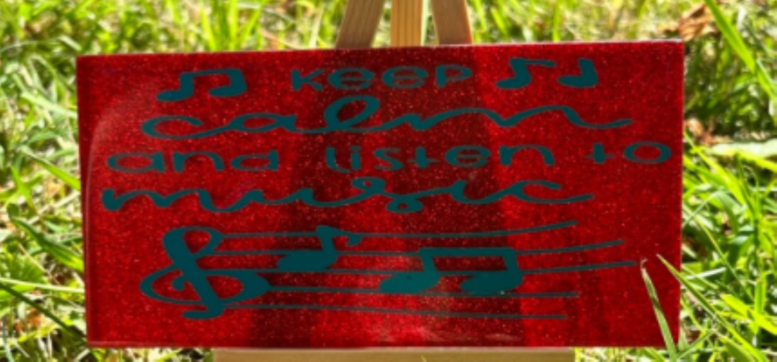 Glitter Family Plaque: Quote Sign - Image 9