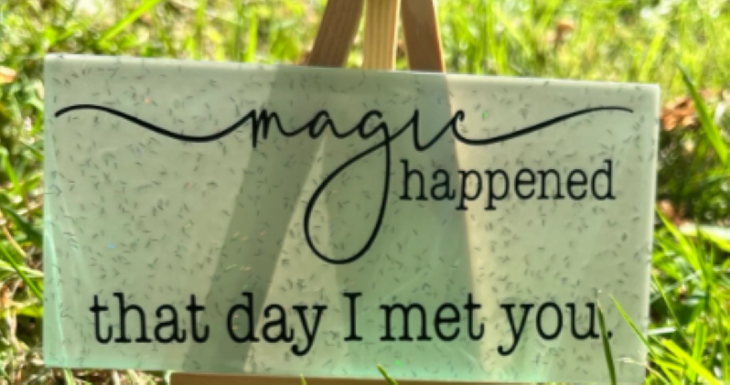 Glitter Family Plaque: Quote Sign - Image 10