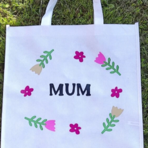 Personalised Two-Handle Tote Bag: Reusable Shopping Bag