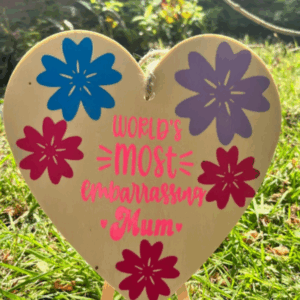 Wooden Hanging Heart – Home Décor Gift