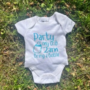 Personalised Baby Vest: Newborn Gift