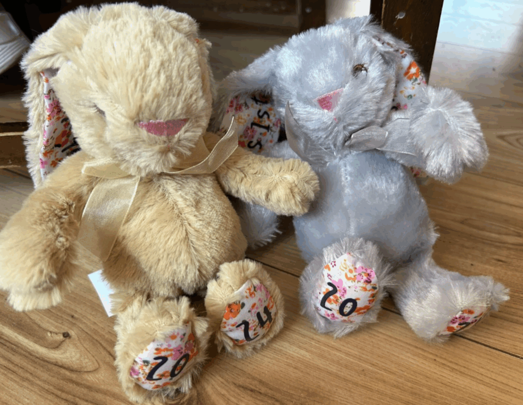 Personalised baby bunnies
