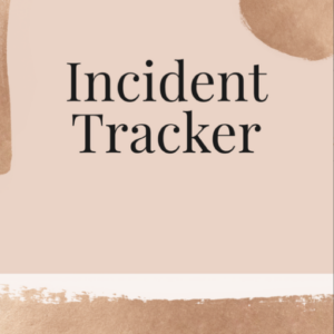 Printed Incident Tracker: Detailed Record Keeping