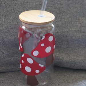Plastic Drink Can With Straw