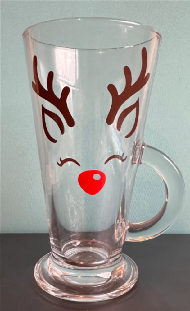 Clear Glass Latte Cup
